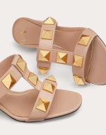 ROMAN STUD CALFSKIN SLIDE SANDAL 60 MM - Image 3